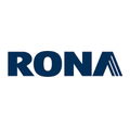logo rona bleu marine sur fond blanc