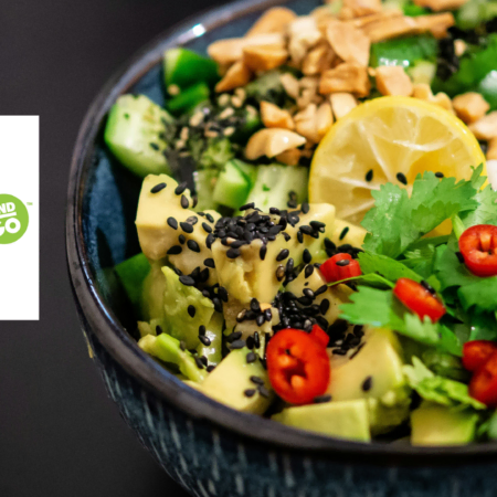 saiad and go fresh avocado salad promo