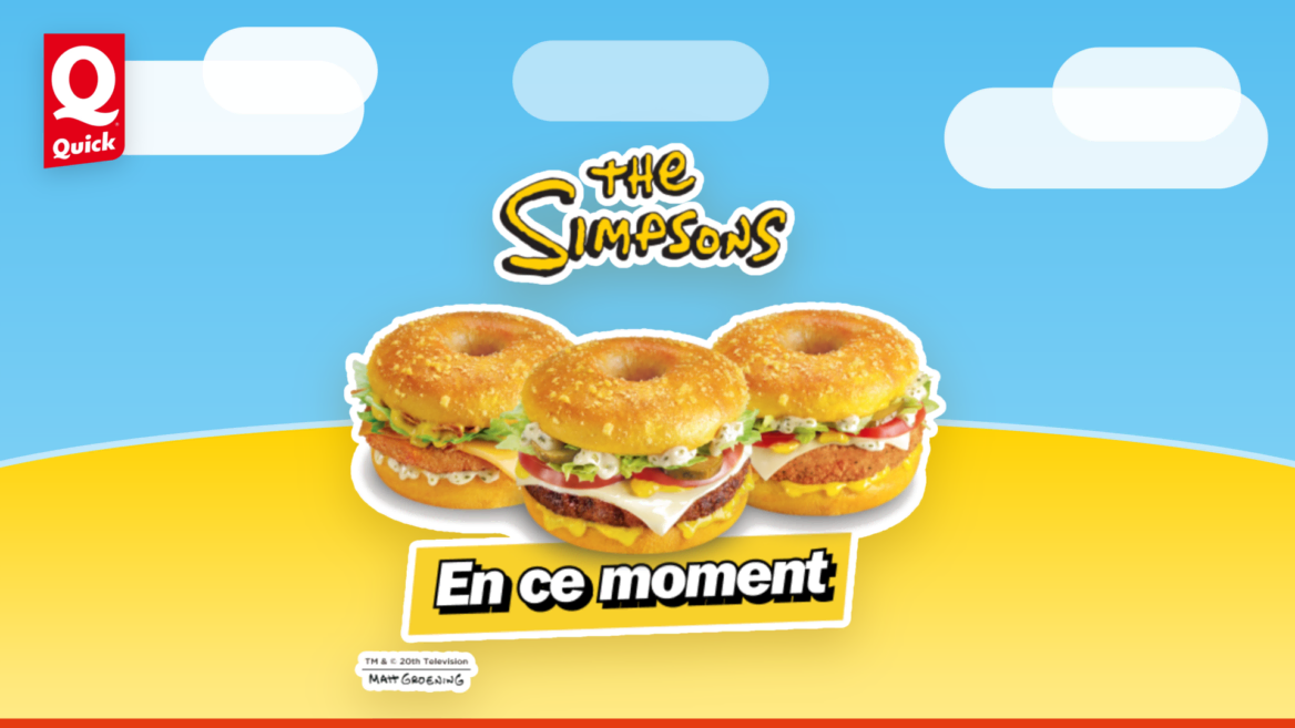 promo quick simpsons : burgers aux donuts