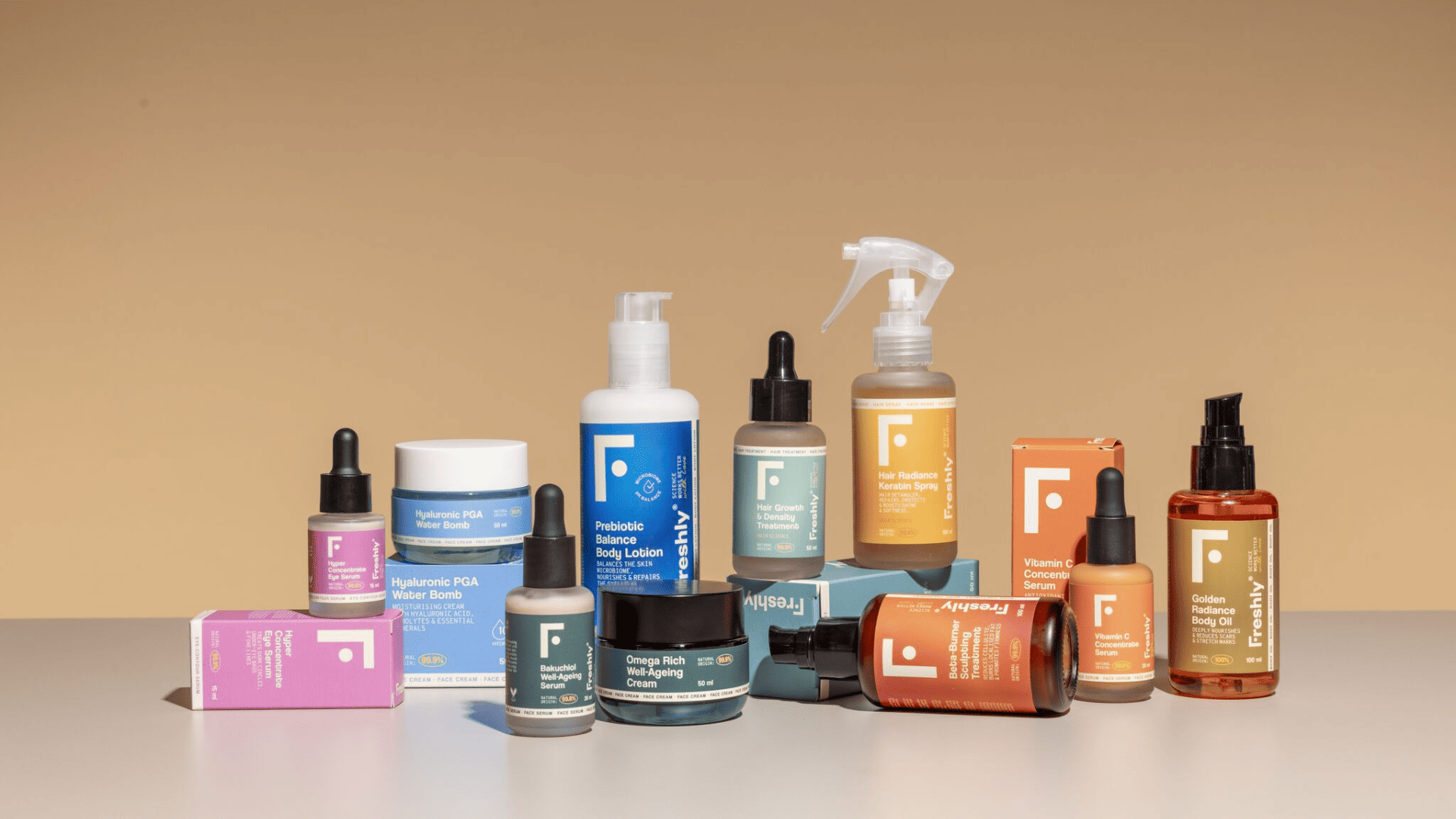 colección freshly de skincare y cuidado capilar