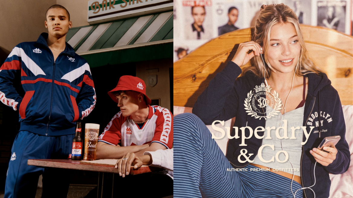 pubblicità superdry & co: streetwear retro lifestyle