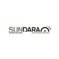 logo minimalista sundarao en dorado y negro