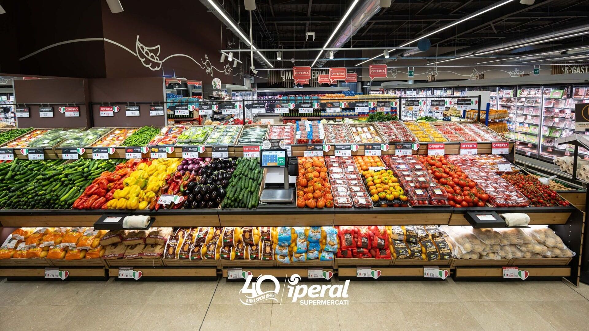 reparto frutta e verdura iperal in offerta