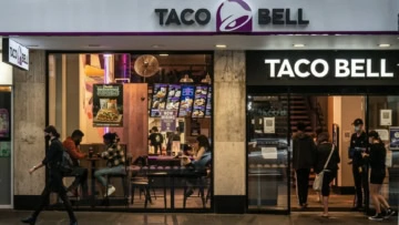 facciata taco bell in centro commerciale