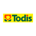 logo todis verde con icona floreale gialla