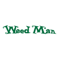 logo vert weed man sur fond blanc