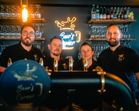 Équipe du beer’s corner au bar