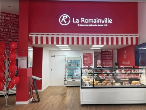 intérieur de la pâtisserie la romainville