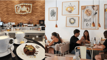 interior de café brunch palta con ambiente acogedor