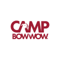 camp bow wow logo rouge minimaliste