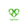 caprinos green logo with leaf emblem