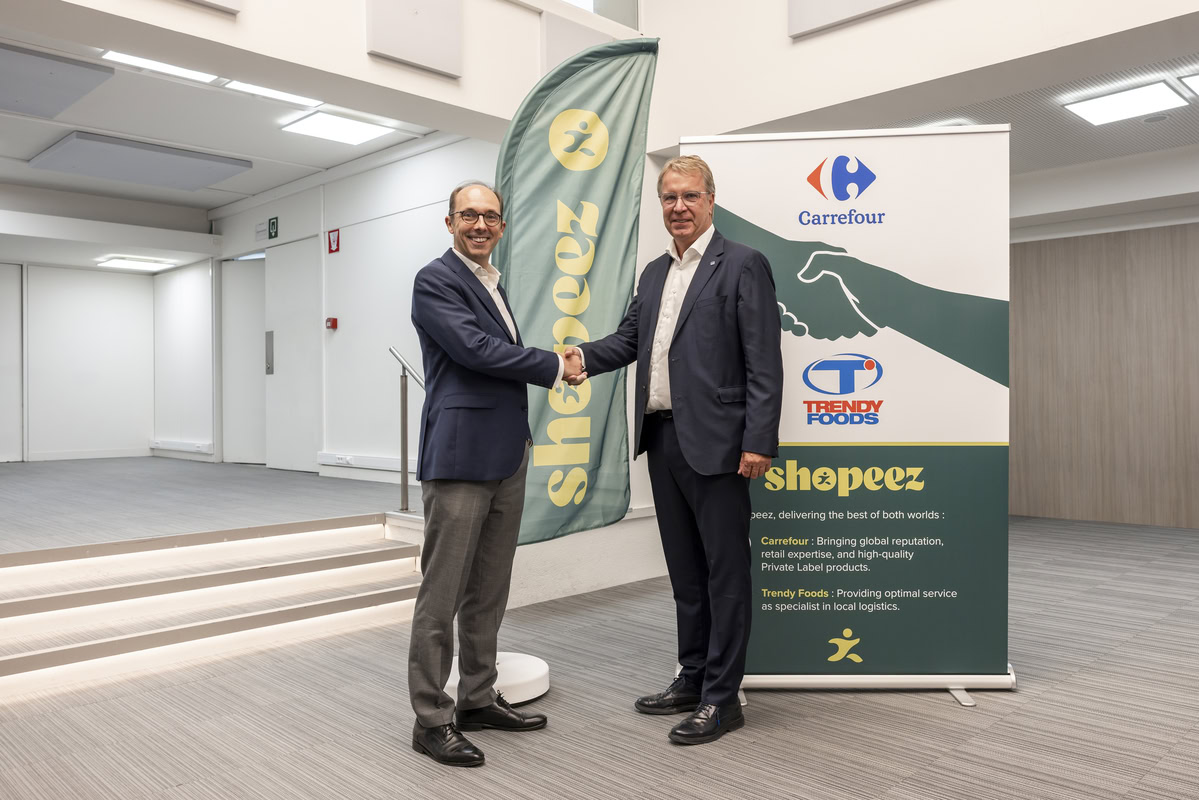 partenariat carrefour, trendy foods et shopez