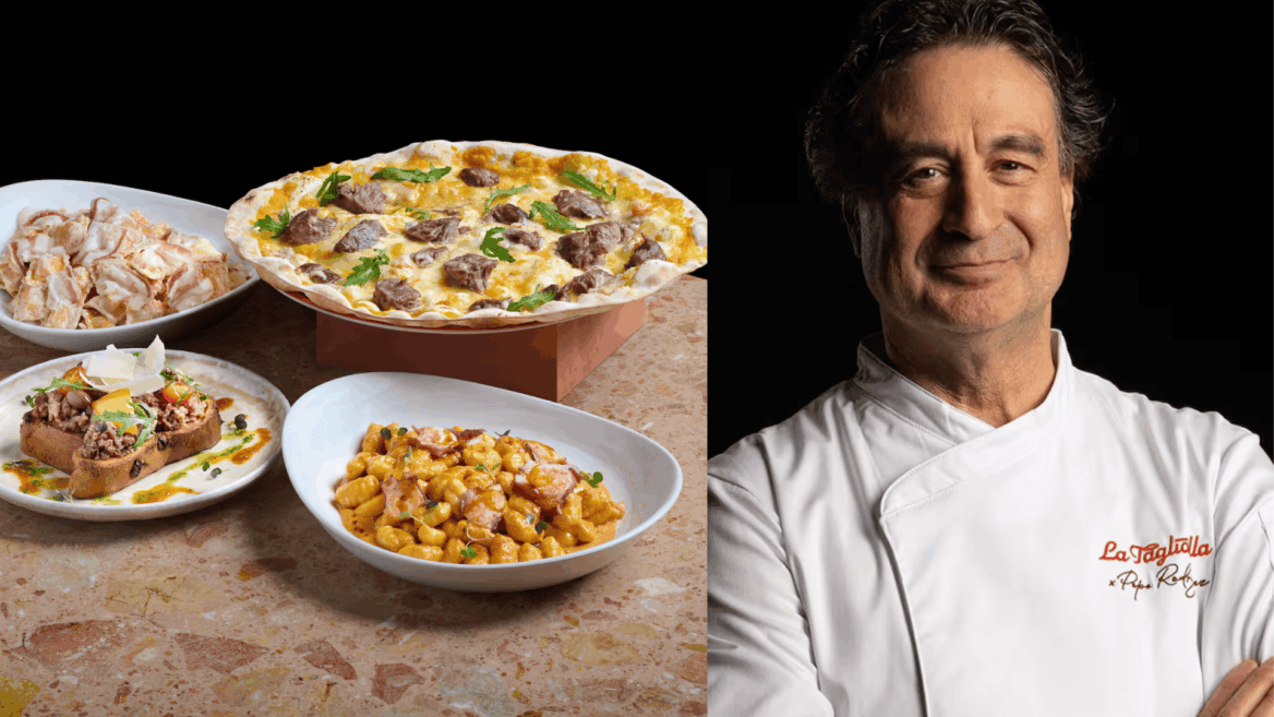 chef la tagliatella y platos italianos gourmet