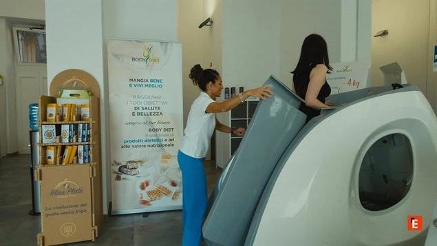 centro benessere con macchina dimagrimento body diet