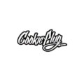 cookie plug black logo on white background