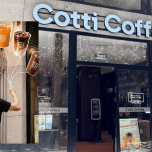 façade de cotti coffee et boissons glacées