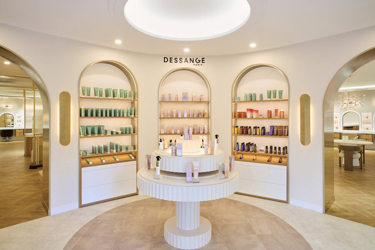 luxury dessange paris salon interior design