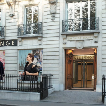 façade chic du salon dessange à paris