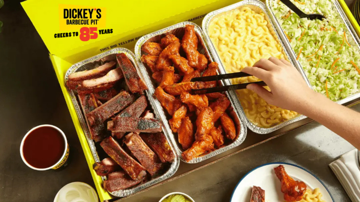 dickey’s barbecue pit 85th anniversary feast tray