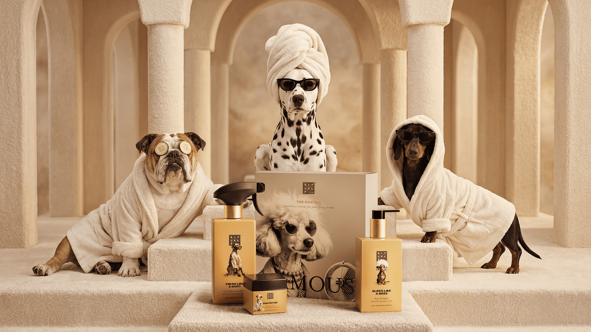spa de lujo para perros de moda