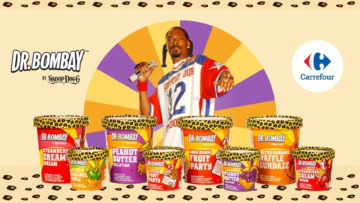 glaces dr. bombay de snoop dogg, saveurs colorées
