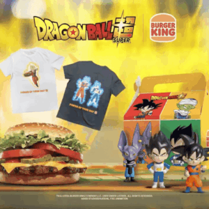 dragon ball super et burger king : promo officielle