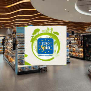 supermercato euro spin internazionale, reparto ortofrutta moderno