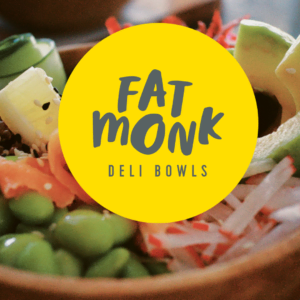 fat monk deli bowl mit avocado und reis