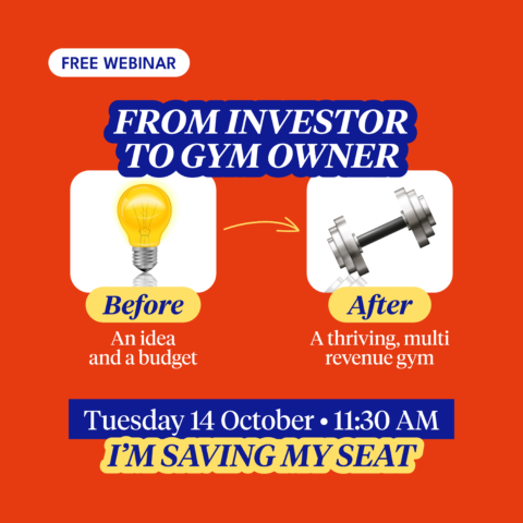 free webinar: investor to gym owner journey