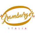 logo gramburger italia arancione stilizzato
