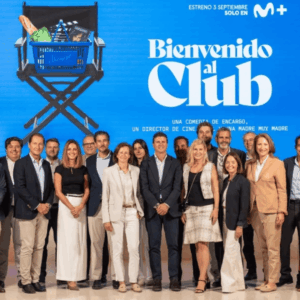 presentación de «bienvenido al club» en prensa