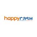 logo happycash orange et bleu moderne