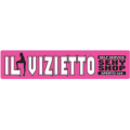 logo rosa il vizietto su sfondo bianco