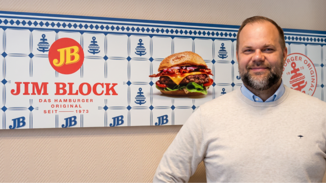 porträt vor jim block burgerwerbung