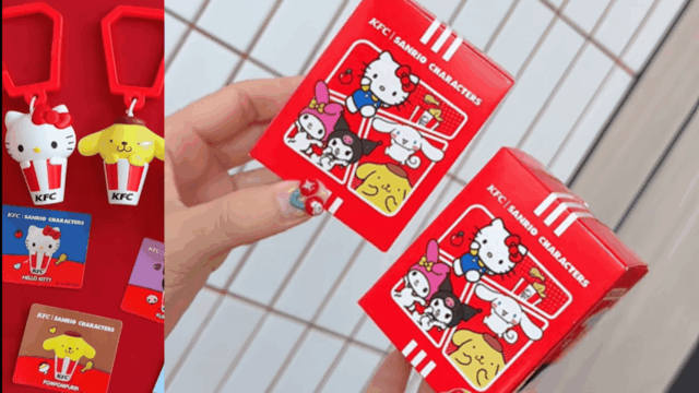 kfc x sanrio: cajas coleccionables de hello kitty