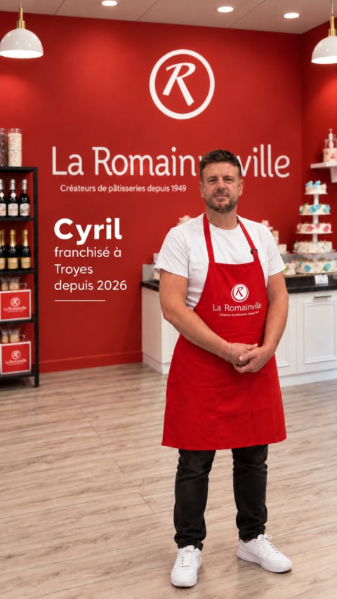 portrait de cyril, franchisé la romainville à troyes