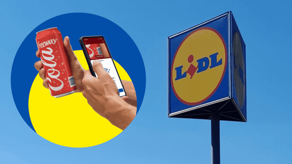 lidl : scan de canette freeway cola