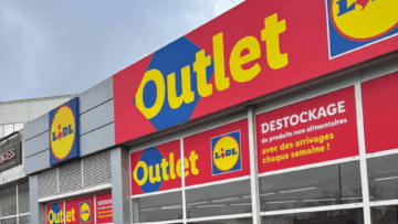 façade lidl outlet avec promotion déstockage