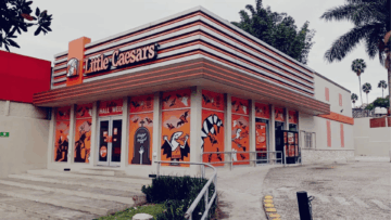 little caesars decorado para halloween