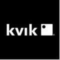 logo kvik minimaliste noir et blanc