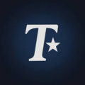 logo t blanc avec Étoile sur fond bleu marine