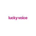 lucky voice pink logo minimaliste
