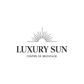 logo luxury sun : centre de bronzage Élégant