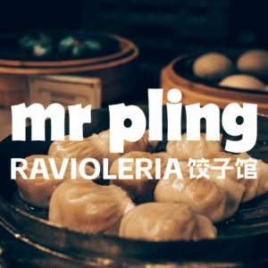 logo mr pling: ravioli e dim sum asiatica