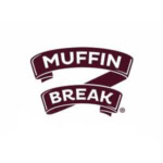 logo muffin break en ruban bordeaux