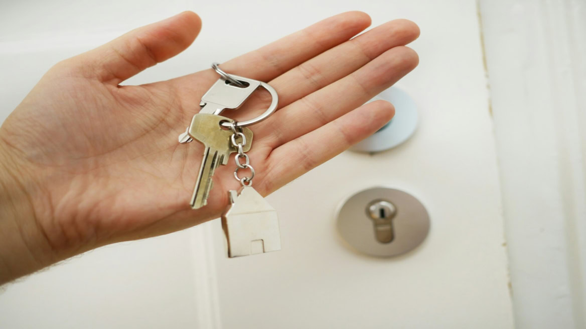 clés de nouvelle maison en main