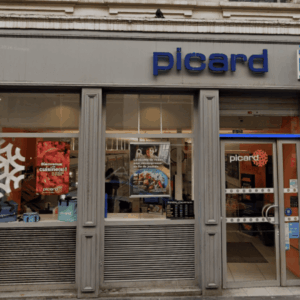 façade du magasin picard en centre ville