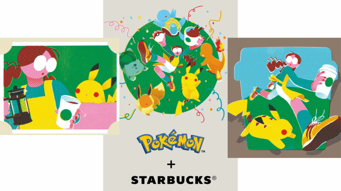 colaboración pokémon y starbucks