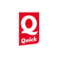 logo quick rouge et blanc minimaliste