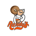 randy’s cartoon mascot logo in orange script